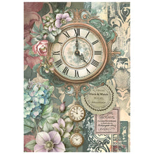 Stamperia - Gardens of Time Collection - A6 Mini Rice Paper Pack of 8