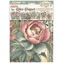 Stamperia - Gardens of Time Collection - A6 Mini Rice Paper Pack of 8