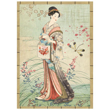 Stamperia Oriental Garden Collection A6 Mini Rice Paper – Pack of 8