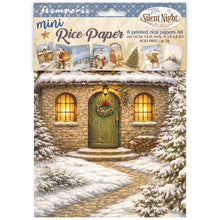 Stamperia - Silent Night - A6 Mini Rice Paper – Pack of 8
