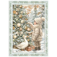Stamperia - White Christmas - A6 Mini Rice Paper – Pack of 8