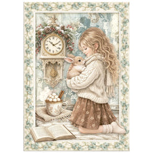 Stamperia - White Christmas - A6 Mini Rice Paper – Pack of 8