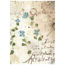 Stamperia Flowers and Poems Collection A6 Mini Rice Paper – Pack of 8