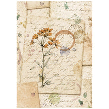 Stamperia Flowers and Poems Collection A6 Mini Rice Paper – Pack of 8