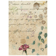 Stamperia Flowers and Poems Collection A6 Mini Rice Paper – Pack of 8