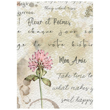 Stamperia Flowers and Poems Collection A6 Mini Rice Paper – Pack of 8