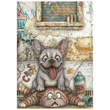 Stamperia Furry Friends 2 A6 Mini Rice Paper – Pack of 8