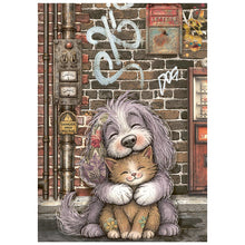 Stamperia Furry Friends 2 A6 Mini Rice Paper – Pack of 8