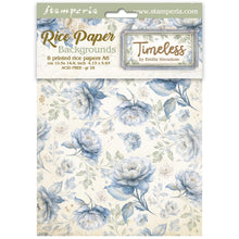 Stamperia - Timeless - A6 Rice Paper Bundle (8 x papers) - DFSAK6041