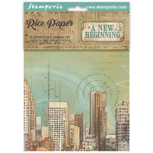 Stamperia - A New Beginning Collection - Backgrounds - A6 Rice Paper Pack of 8
