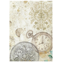 Stamperia - Gardens of Time Collection - Backgrounds - A6 Rice Paper Pack of 8
