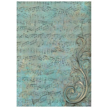 Stamperia Symphony Collection Backgrounds A6 Rice Paper – Pack of 8