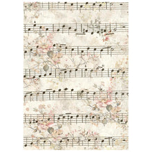 Stamperia Symphony Collection Backgrounds A6 Rice Paper – Pack of 8