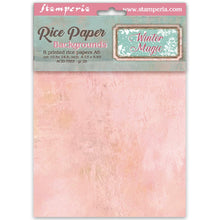 Stamperia - Winter Magic - Backgrounds A6 Rice Paper – Pack of 8