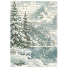 Stamperia - White Christmas - Backgrounds A6 Rice Paper – Pack of 8