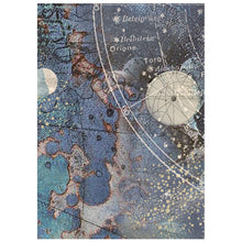 Stamperia Cosmos A6 Background Rice Paper – Pack of 8