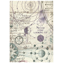 Stamperia Cosmos A6 Background Rice Paper – Pack of 8