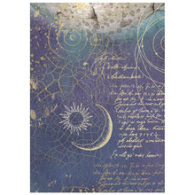 Stamperia Cosmos A6 Background Rice Paper – Pack of 8