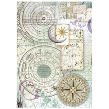 Stamperia Cosmos A6 Background Rice Paper – Pack of 8