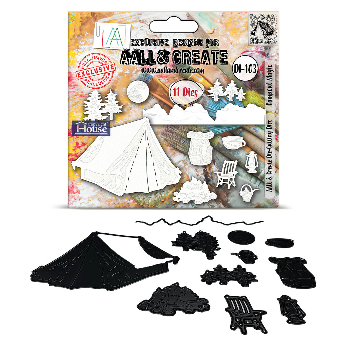 AALL & Create - Die-Cutting Die Set - Campout Magic - DI-103 – Art ...