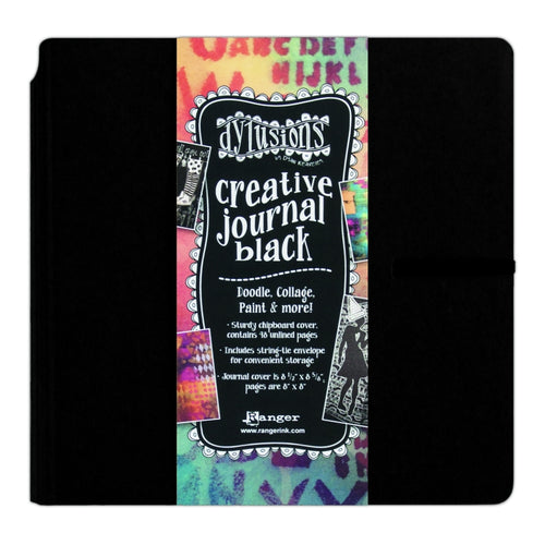 Dylusions Creative Journal Black (Square) DYJ45557