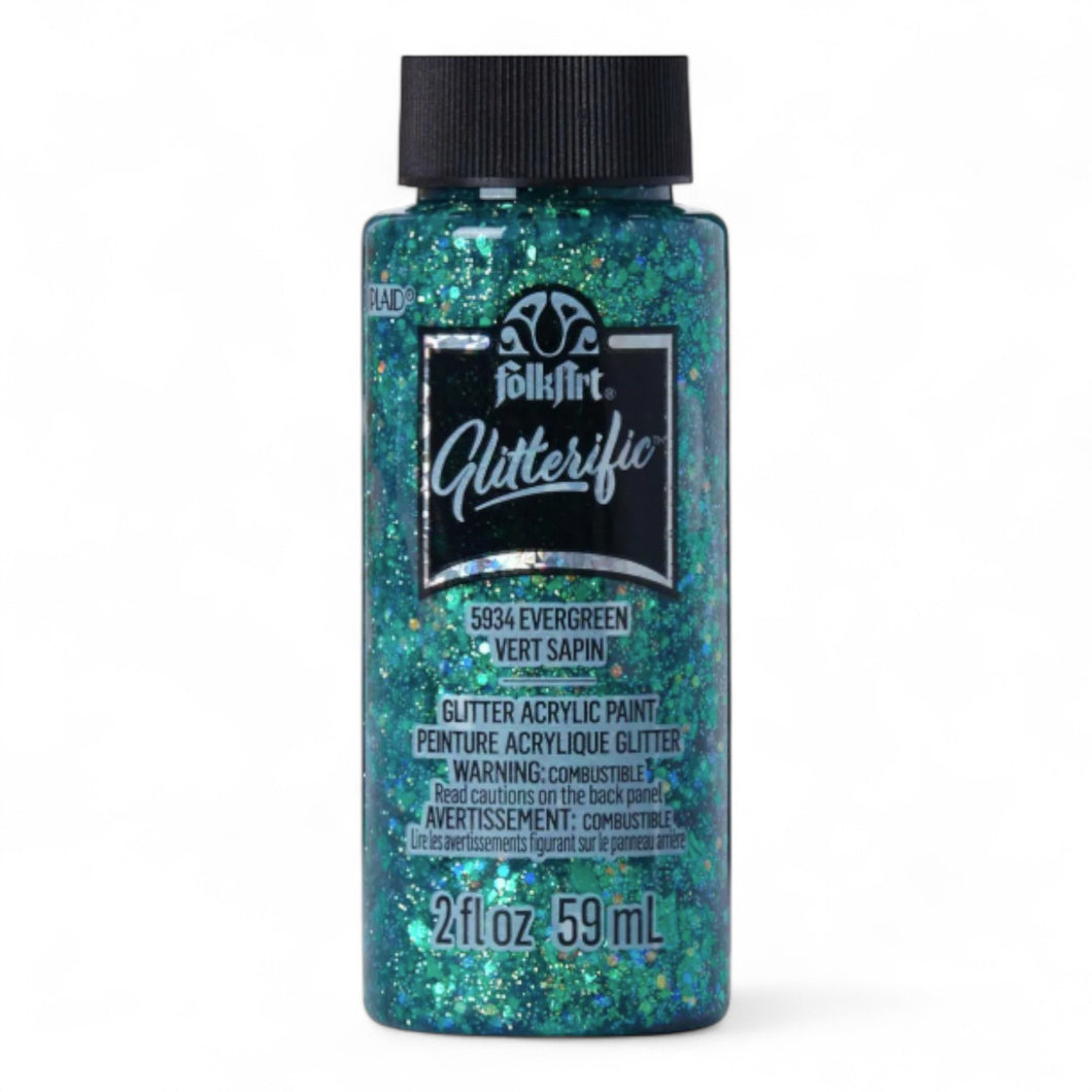 FolkArt Glitterific - Evergreen