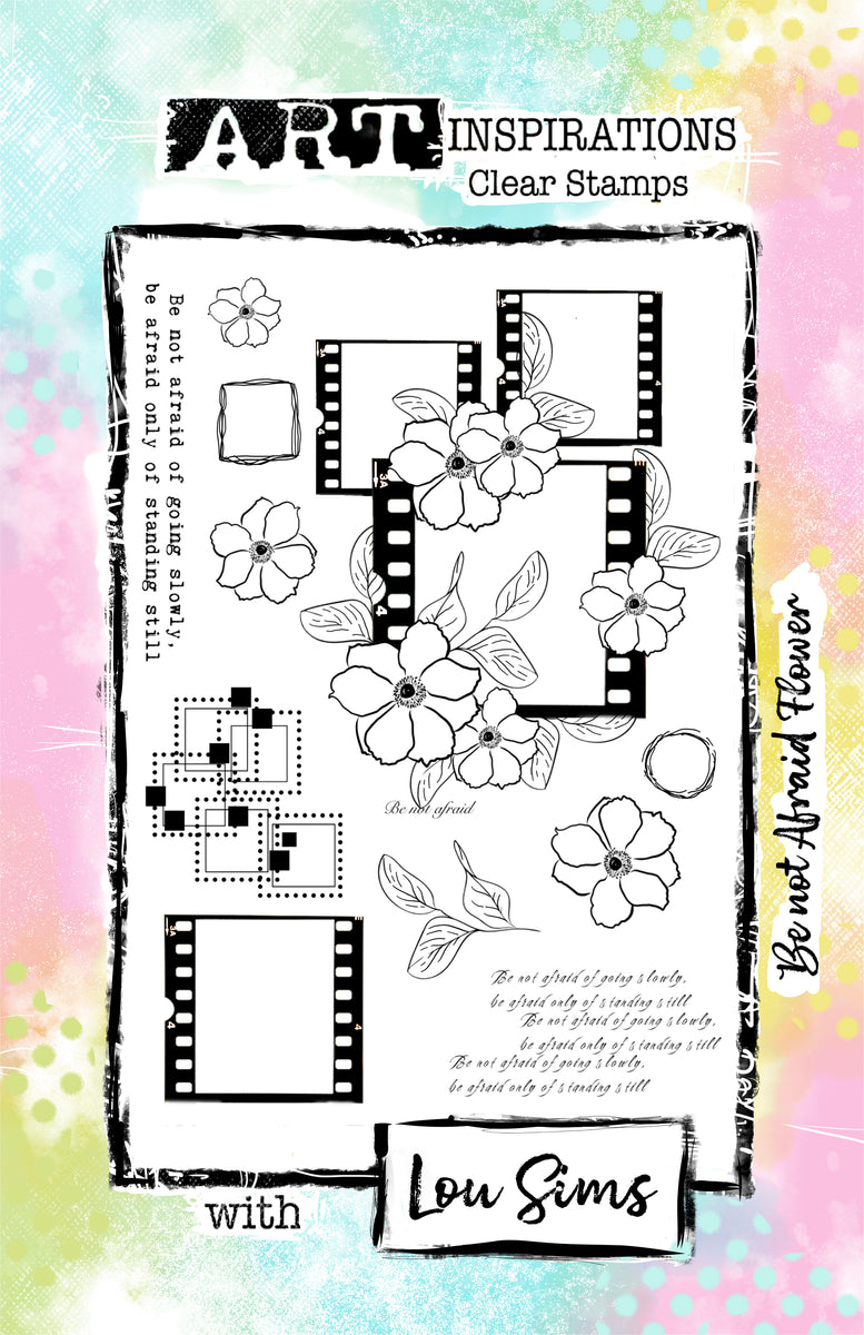 Be Not Afraid A5 Stamp Set - 11 Stamps by Lou Sims – Art Inspirations ...