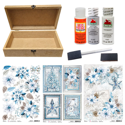 The Crafted Treasure Collection - The Frosted Elegance Gift Box