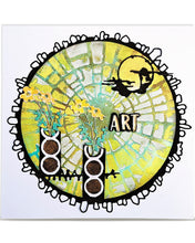 AALL & Create PC-263 - 6x6 (inch) Stencil - Bubble Field