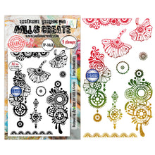 AALL & Create - Frise Pendentifs - A6 Stamp Set - TP-1461