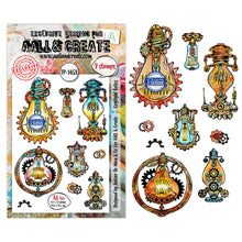 AALL & Create - Coglight Relics - A6 Stamp Set - TP-1458