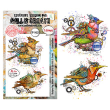 AALL & Create - Gearfeather - A6 Stamp Set - TP-1452