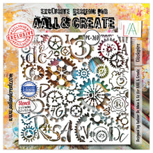 AALL & Create PC-269 - 6x6 (inch) Stencil - Clockspire