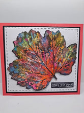 Art Inspirations Rubber Stamps - Nature Prints Collection - designs by Leonie - The Leaf 8" x 8"