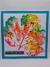 Art Inspirations Rubber Stamps - Nature Prints Collection - designs by Leonie - The Leaf 8" x 8"