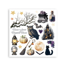 Stamperia - Halloween - Rub-on Kit Assortment – 10.16cm x 16.6cm SPDFLRBX17