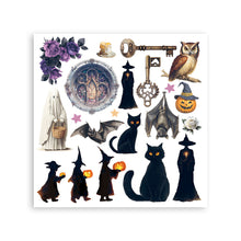 Stamperia - Halloween - Rub-on Kit Assortment – 10.16cm x 16.6cm SPDFLRBX17