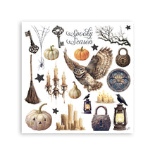 Stamperia - Halloween - Rub-on Kit Assortment – 10.16cm x 16.6cm SPDFLRBX17