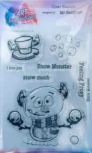 Art Inspirations with Mr Barghest A7 Stamp Set - Snow Monster