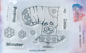 Art Inspirations with Mr Barghest A7 Stamp Set - Stocking Monster