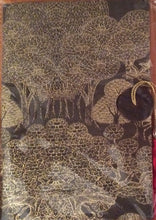 Lamali Kham Travel Notebook - Brown & Gold Tree Pattern - approx. 13.5x19cm LLK321K