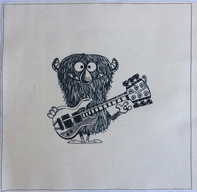 Art Inspirations - Mr Barghest - Single Fabric Panel - Guitar