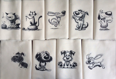 Art Inspirations - Mr Barghest Pet Collection - Fabric Panels Full Bundle (9 designs)