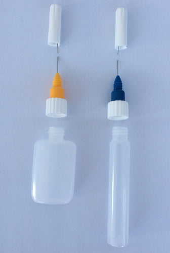 Pink Frog - Fineline Applicator Anti Clogging Glue Bottles - Standard & Fine Tip - Pack of 2