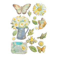 Stamperia Daisy Art Collection - Silicone Mould - A5 - Daisy & Butterfly