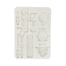 Stamperia - Gardens of Time Collection - Silicone Mould - A5 - Clocks and Tubes