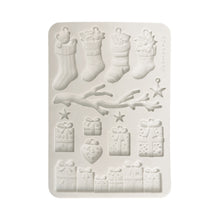 Stamperia - Classic Christmas Collection - A5 Silicone Mould - Christmas Socks and Presents SAVE 10%