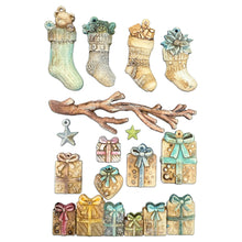 Stamperia - Classic Christmas Collection - A5 Silicone Mould - Christmas Socks and Presents SAVE 10%