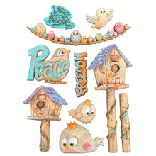 Stamperia Furry Friends 2 Birds A5 Silicone Mould