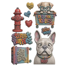 Stamperia Furry Friends 2 Dogs A5 Silicone Mould